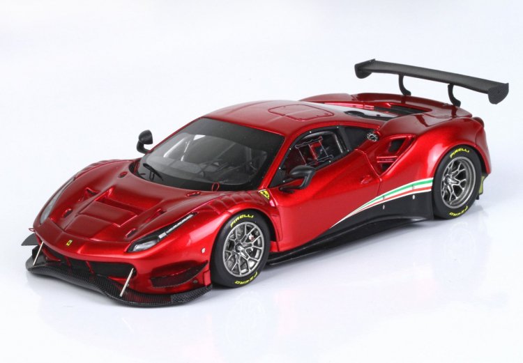 BBR 1/43 フェラーリ 488 GT3 2020 Rosso Fuoco BBRC238RF 世界限定49台 - ミニカー・モデルカー  トップガレージ