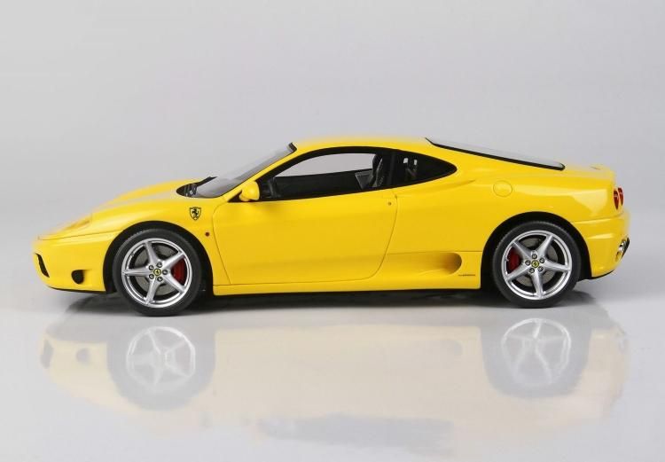 ミニカー　1/18 Ferrari 360 Modena - Manual Gear Transmission Modena Yellow ケース無 [P18204D] 中古】ミニカー 1/18 Ferrari 360 Modena - Manual Gear