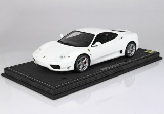 BBR 1/18 フェラーリ ferrari 360 modena F1 Giallo Modena Bianco Avus P18172C  世界限定84台 - ミニカー・モデルカー トップガレージ