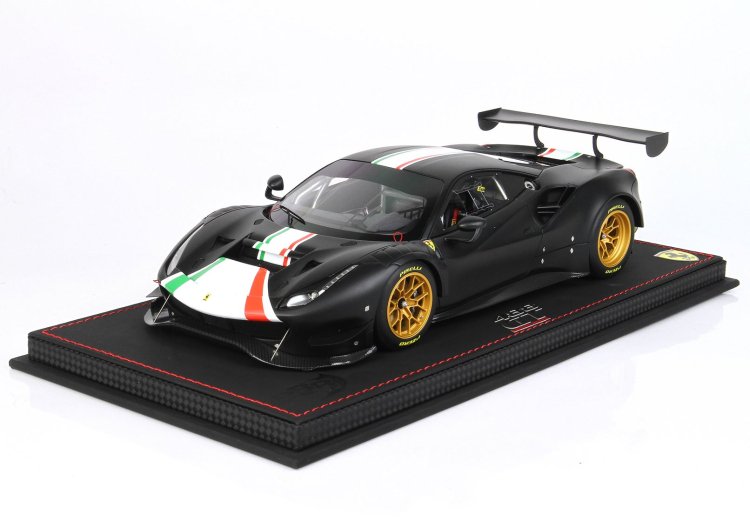 BBR 1/18 フェラーリ 488 Modificate Nero opaco P18203MB 世界限定24台 - ミニカー・モデルカー  トップガレージ