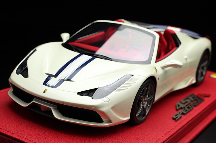 BBR 1/18 フェラーリ 458 スペチアーレ A ビアンコフジ - トップガレージ