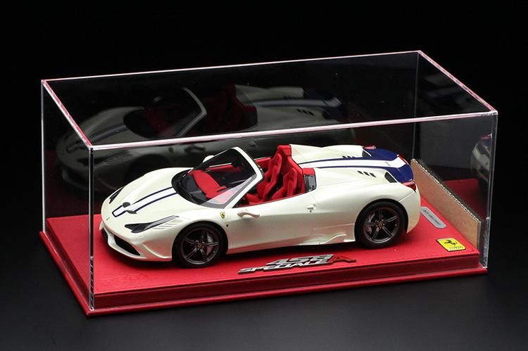 BBR 1/18 フェラーリ 458 スペチアーレ A ビアンコフジ - トップ