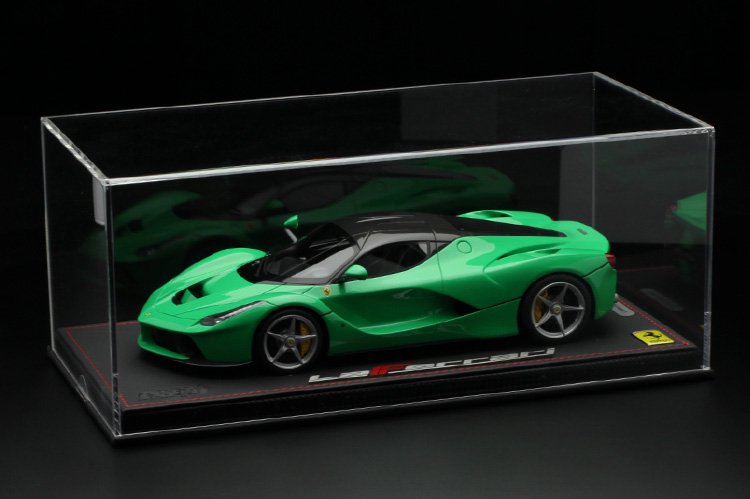 BBR 1/18 ラフェラーリ green/carbon fiber roof P1867GREEN - ミニカー・モデルカー トップガレージ