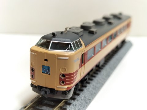 TOMIX 98384 国鉄 485系特急電車(くろしお)セット バラし クハ480 ボディ＋側面窓ガラス＋特急シンボルマークのみ