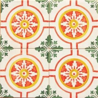幾何学模様・パターン柄 - ポルトガル装飾タイル”アズレージョ(azulejo
