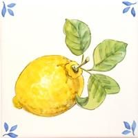 ポルトガルタイル（アズレージョ）【フルータ・FC3】レモン・カラー