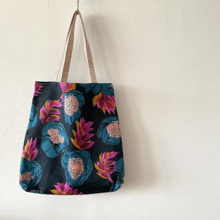 Green Flower tote