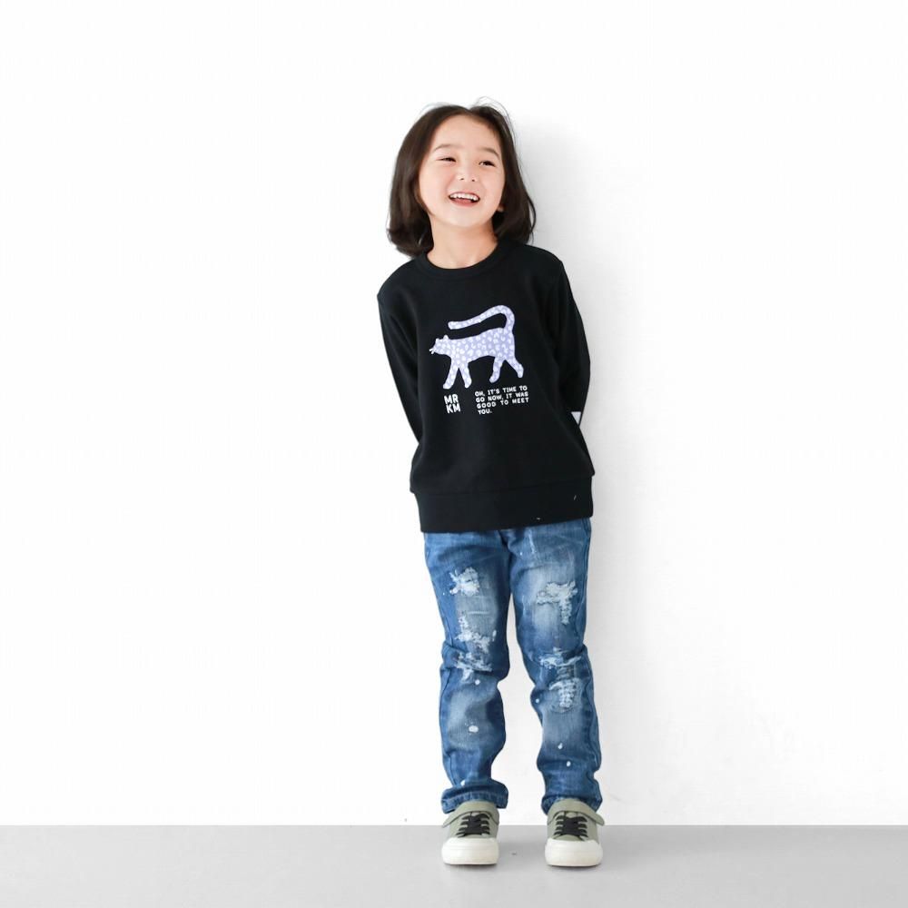 スーペリアダメージデニムパンツ / C1003 / 100cm-150cm - L スーペリアダメージデニムパンツ / C1003 / 100cm-150cm - L
