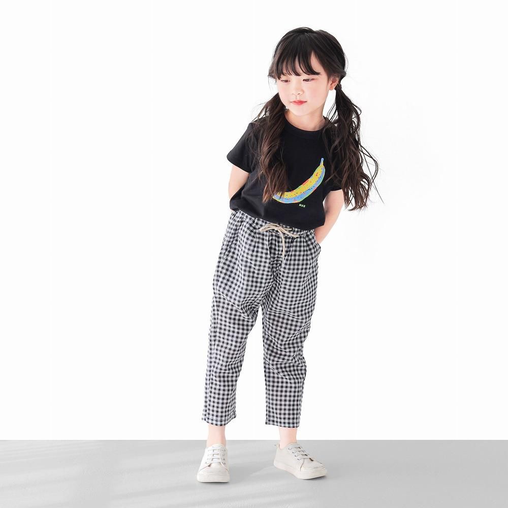 【セール】 やわらかリネン7分丈パンツ L.COPECK - 110cm-160cm / C1077 / パンツ