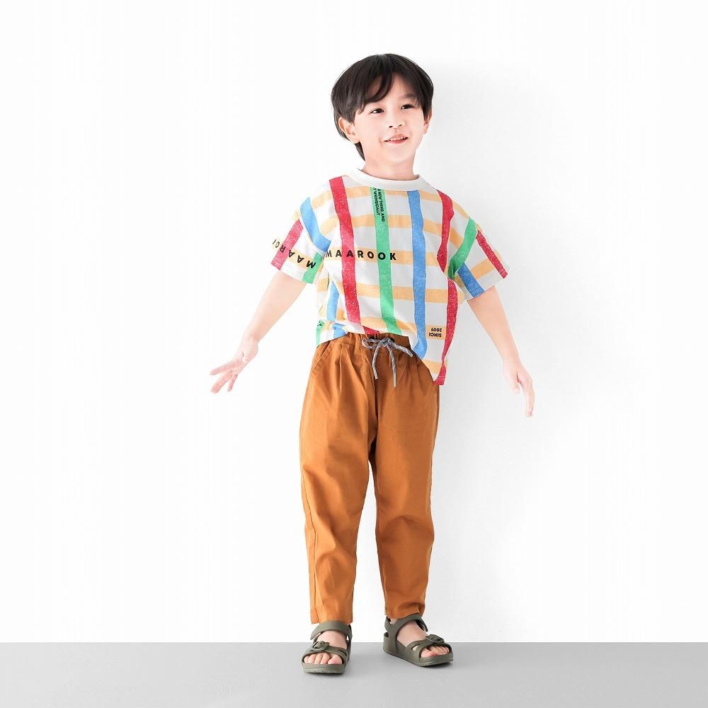 やわらかリネン7分丈パンツ / C1077 / 110cm-160cm - L.COPECK