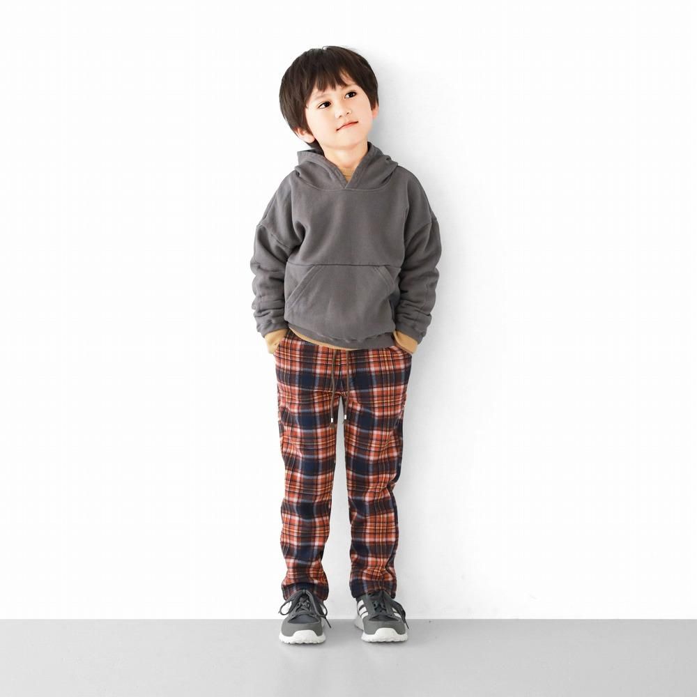 チェックシャギーパンツ / C1093 / 90cm-160cm - L.COPECK チェックシャギーパンツ / C1093 / 90cm-160cm - L.COPECK