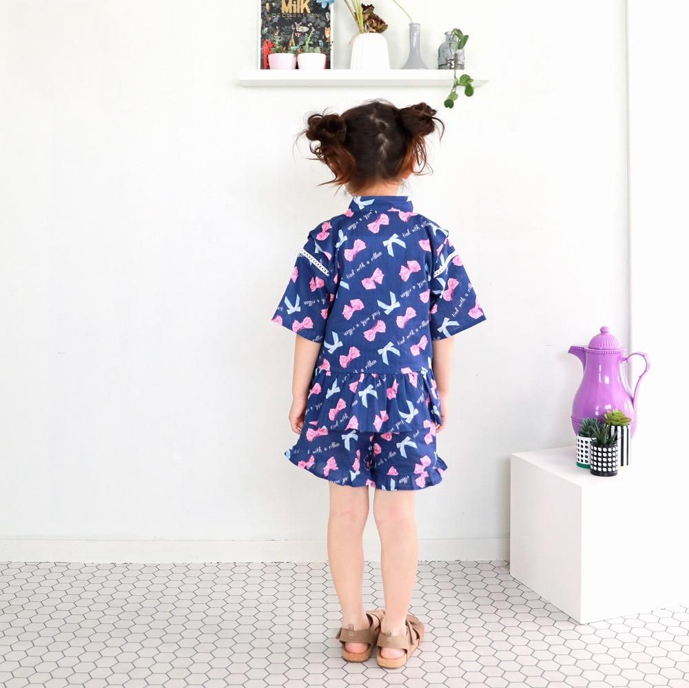 ベルウッド　プロフィール必読様　　　甚平 ガールズ甚平 / C3090 / 90cm-120cm - L.COPECK（エルコペック