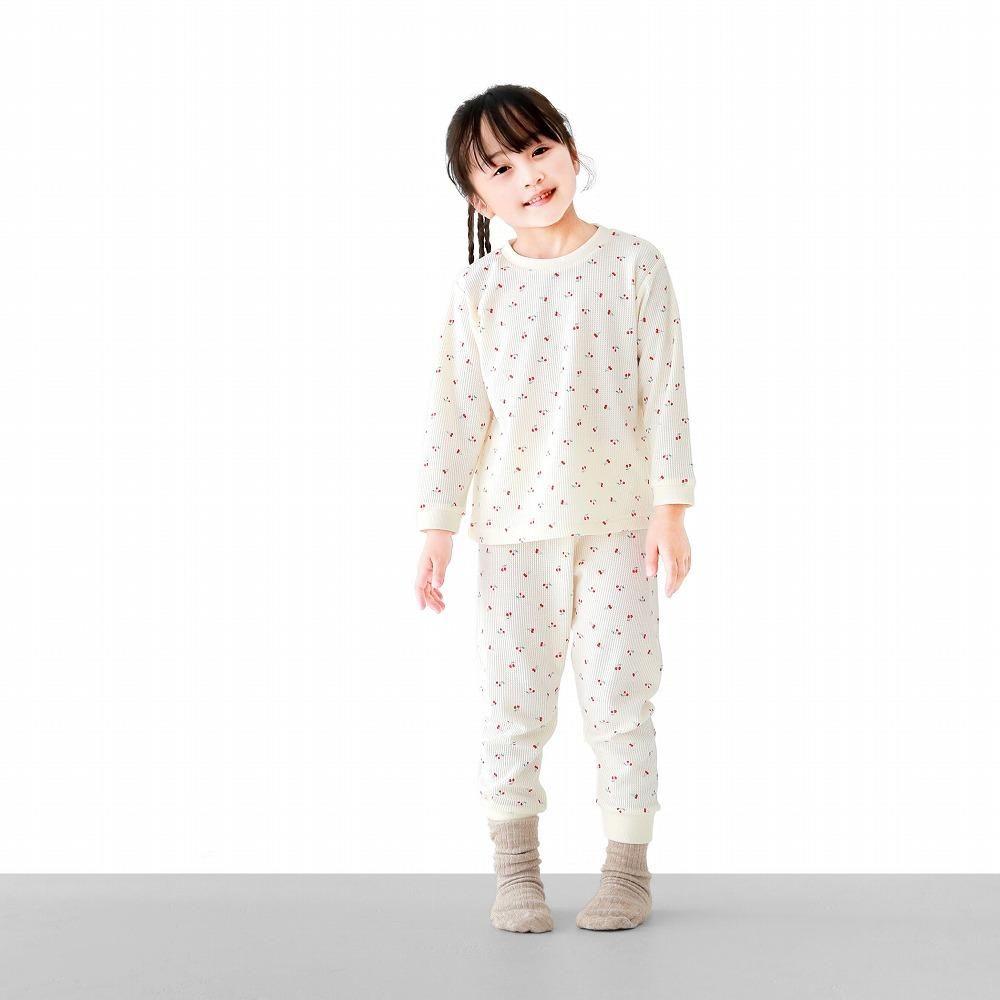 パジャマ9 ワッフルパジャマ上下SET / C3120 / 90cm-120cm - L.COPECK