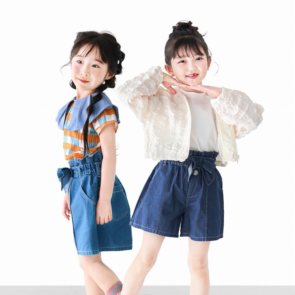 ライトデニムキュロット / C6215 / 100cm-160cm - L.COPECK