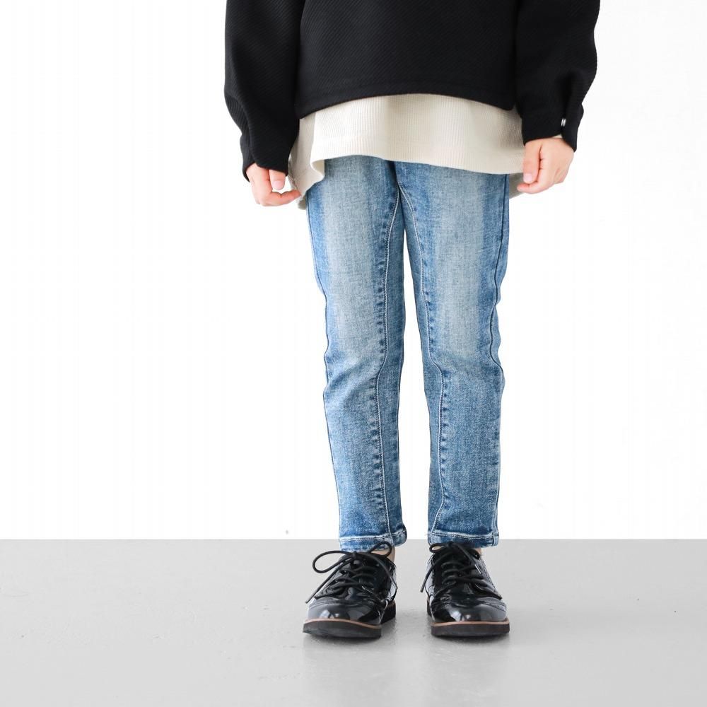 加工ハイブリッドデニムパンツ / C7853 / 100cm-160cm - L 加工ハイブリッドデニムパンツ / C7853 / 100cm-160cm - L