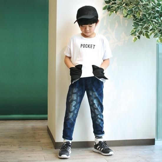 速乾柄デニム7分丈パンツ / C5483 / 90cm-140cm - L.COPECK