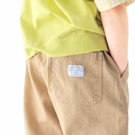 美品☆ ジョンブル コットンリネン ストレッチラップパンツ