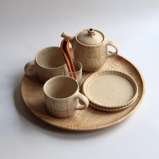 片田 学 栗 まるトレイ