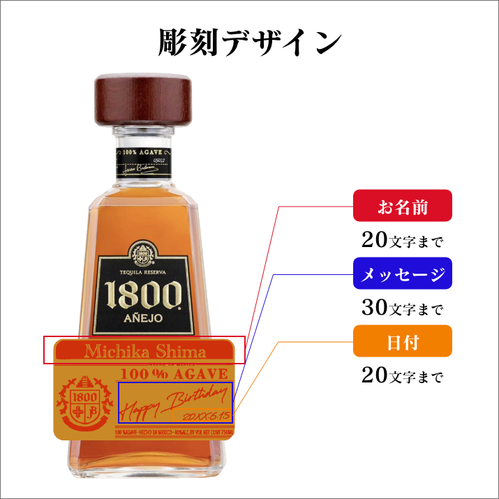アネホ テキーラ 1800 2本セット アネホ テキーラ 1800 2本セット