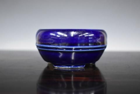 盆栽鉢　時代絵付けミニ盆栽鉢10.5x5.5cm丸雲足池上美豊ん 盆栽鉢 時代絵付けミニ盆栽鉢10.5x5.5cm丸雲足池上美豊