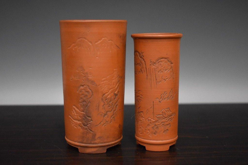 ✴️再お値下げ☆盆栽　盆栽鉢　泥珠　常滑焼 盆栽鉢 時代希少常滑名工泥珠鋲丸ミニ盆栽鉢鉢黒い盆栽