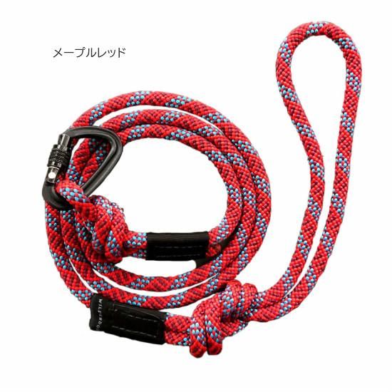 ワイルダードッグ ロープリード 外れないロック式カラビナ付 150cm Wilder Dog ワイルダードッグ ロープリード 外れないロック式カラビナ付 150cm Wilder Dog