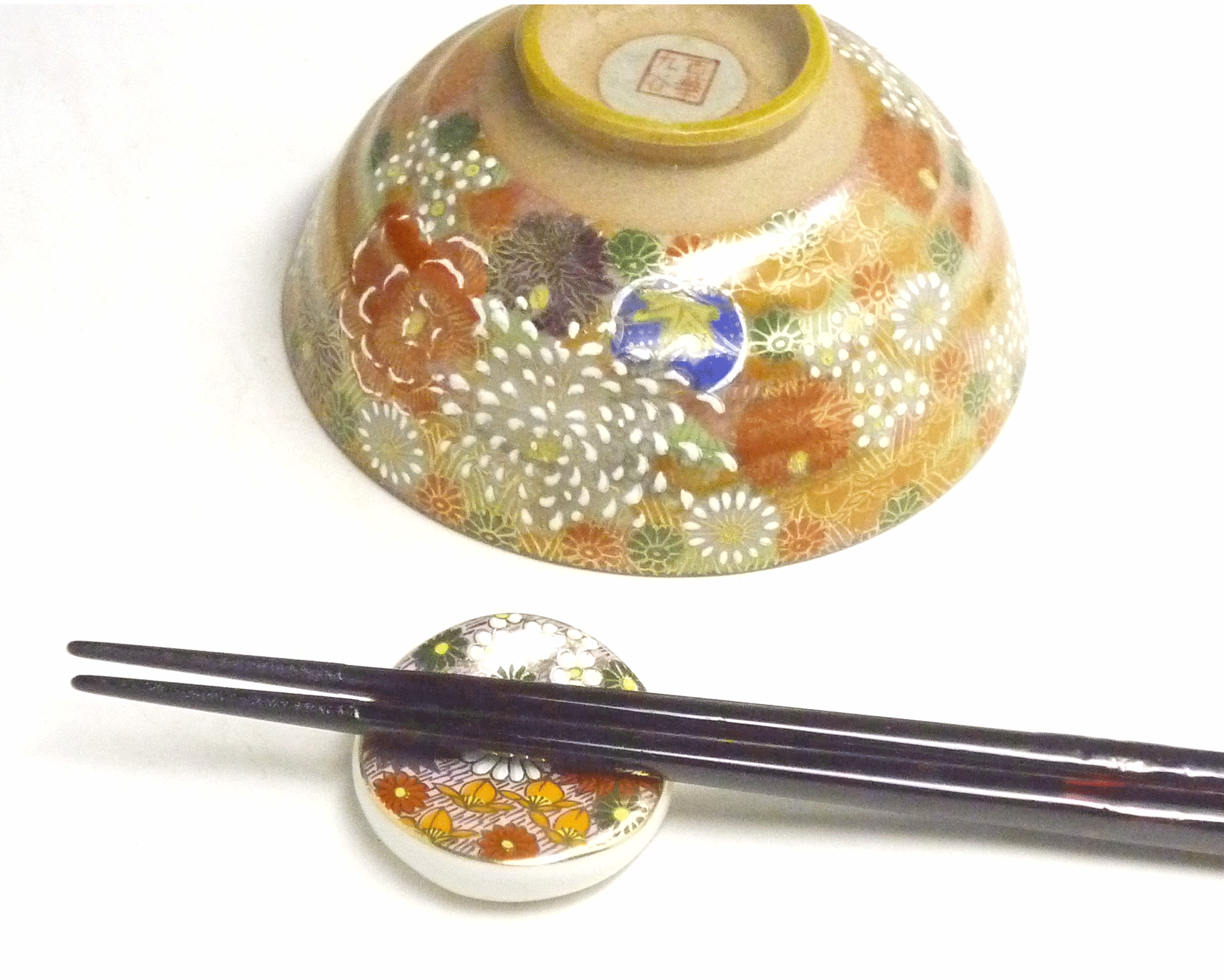 九谷焼 箸置き コーディネート