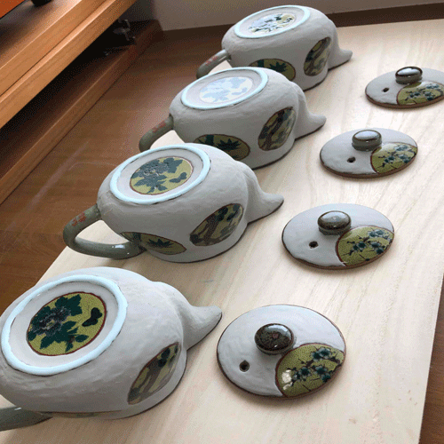 九谷焼 急須の製作工程