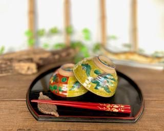 九谷焼 ここでしか買えない 飯碗 ご飯茶碗 おしゃれ 和食器 高級 ｜百華園
