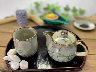 急須 二個 九谷焼ここでしか買えない急須セット 一人用 2点セット 小-百華園