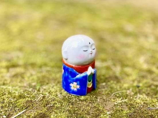 @365『九谷 色絵 お祈り地蔵様』　/骨董品 古美術 古道具 アンティーク 365『九谷 色絵 お祈り地蔵様』 /骨董品 古美術 古道具 アンティーク