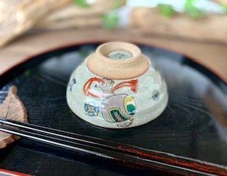九谷焼 飯碗 茶碗 小 宝尽くし 九谷焼 飯碗 茶碗 小 宝尽くし