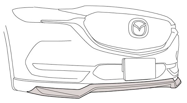 CX-5(KF) フロントリップスポイラーT-2 - 株式会社 ガレージ・ベリー