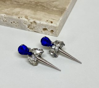 Drop  studs pierce (blue)
