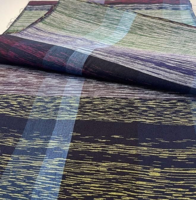 グラデーション織物 グラデーションの縞 | 久留米絣織元 下川織物