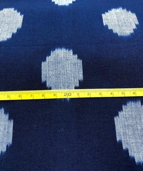 でかドット紺 - 久留米絣織元 下川織物