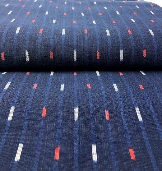 藍染め立絣 - 久留米絣織元 下川織物