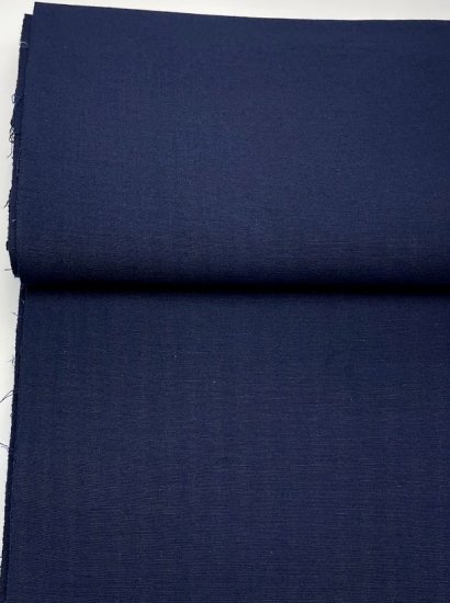 藍染濃紺無地 - 久留米絣織元 下川織物