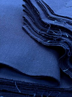 藍染め Natural indigo dyeing - 久留米絣織元 下川織物