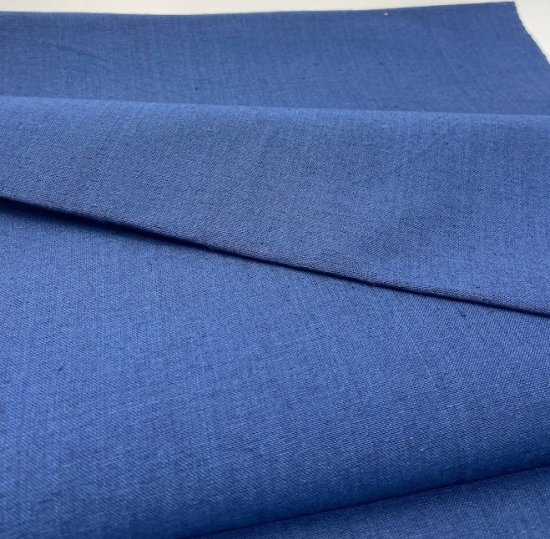 藍染中紺無地 - 久留米絣織元 下川織物