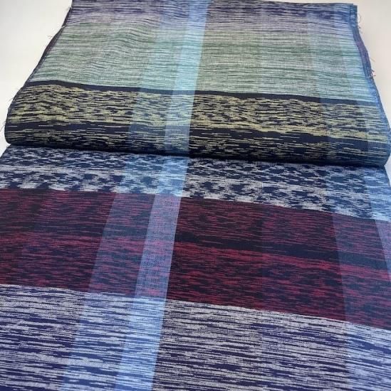 グラデーション織物 グラデーションの縞 | 久留米絣織元 下川織物