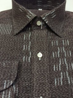 メンズシャツ Men's shirts - 久留米絣織元 下川織物
