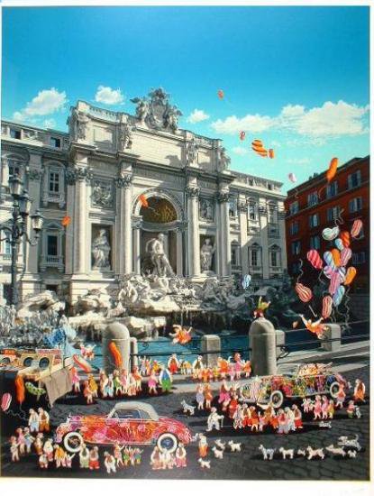 EARTHLY PARADISE IN ROMA アースリーインローマ|HIRO YAMAGATAヒロ  ヤマガタを買う｜現代アート販売(通販)のHighArtGallery.Com