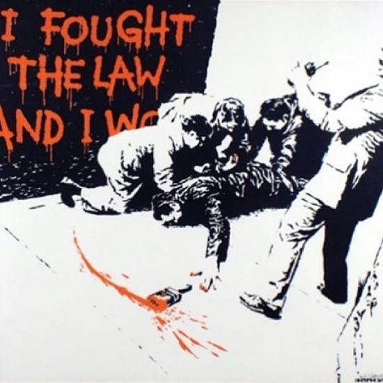 正規品】バンクシー Banksy ＩFOUGHT THE LAW WCP - その他