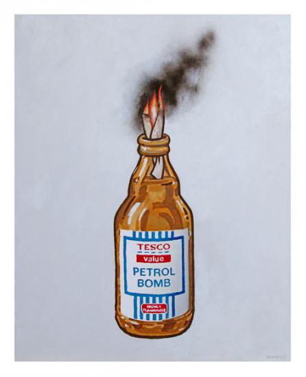 TESCO PETROL BOMB|バンクシー,Banksyを買う｜現代アート販売(通販)のハイアートギャラリー - Welcome to  Highart Gallery Dot Com