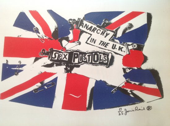 ANARCHY IN THE UK Canvas｜ジェイミー リード,Jamie Reidを買う｜現代
