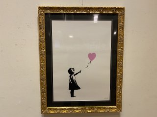 Girl With Balloon  Pink  WCP Reprpduction COAդ