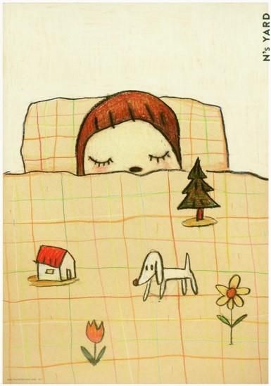 【額付】奈良美智「Dream Time」 Dream Time ｜奈良美智,Yoshitomo Naraを買う｜現代アート販売