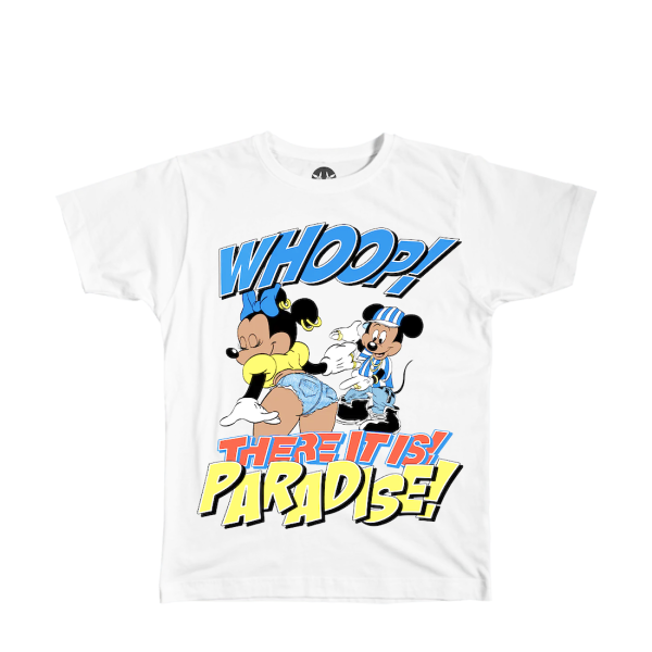 【PARADIS3】Whoop! There It Is! Ss Tee - White