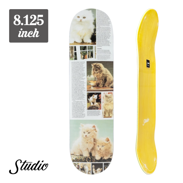【8.125】Studio Skateboards - Cat Book Curiousity